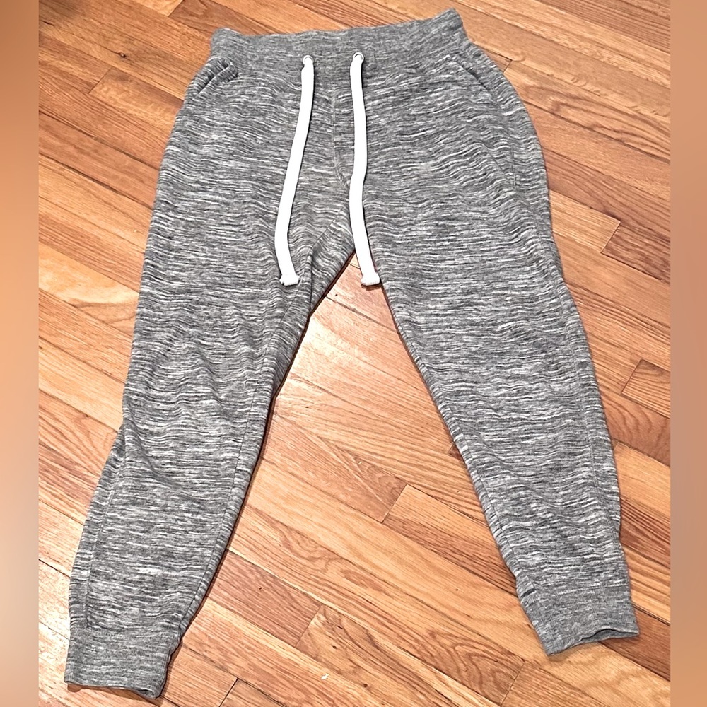 Marled Grey Jogger Sweatpants